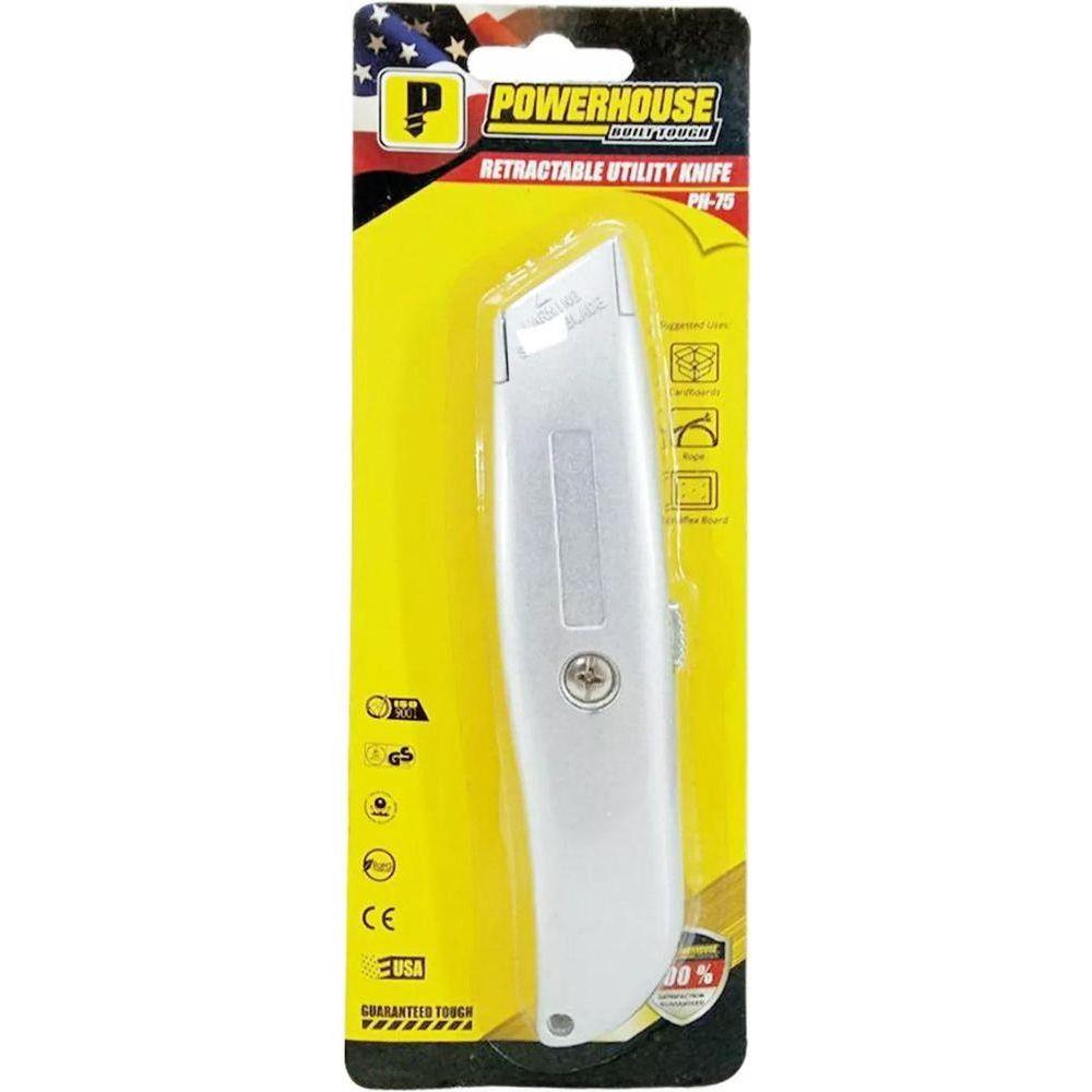 Powerhouse PH-75 Retractable Utility Cutter Knife | Powerhouse by KHM Megatools Corp. Powerhouse PH-75 Retractable Utility Cutter Knife | Powerhouse by KHM Megatools Corp.